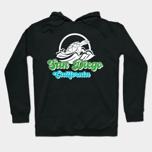 San Diego California Turtle San Diego Beach Hoodie